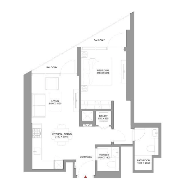 Luxuriöses 1-Zimmer-Apartment mit 2 Balkonen und privatem Pool - Ihr perfektes Hideaway am Meer!