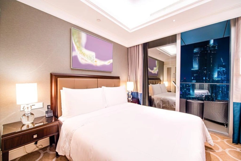 Luxury Hotelapartment mit 2 Schlafzimmern und Downtown-Blick