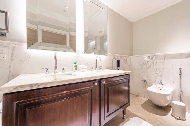 Luxury Hotelapartment mit 2 Schlafzimmern und Downtown-Blick