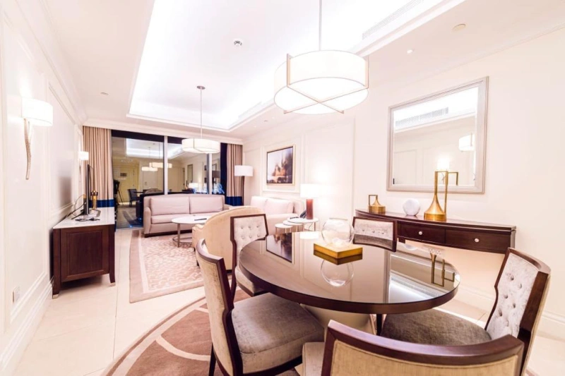 Luxury Hotelapartment mit 2 Schlafzimmern und Downtown-Blick