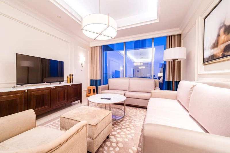 Luxury Hotelapartment mit 2 Schlafzimmern und Downtown-Blick