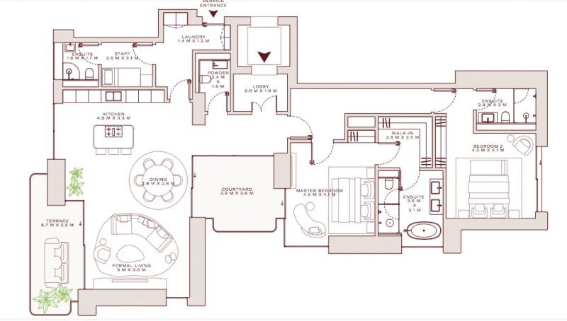 Charmante 2-Zimmer-Wohnung in ikonischem Viertel