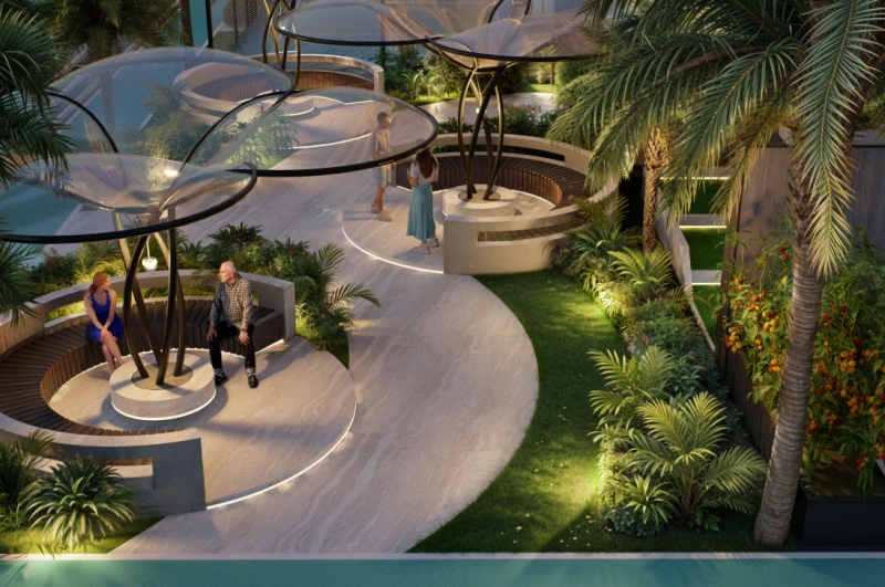 Luxuriöses 2-Zimmer-Apartment mit Gartenblick in exklusiver Lage