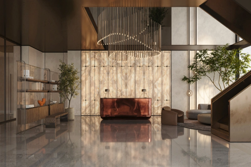 Penthouse mit Drei-Zimmer-Wohnung