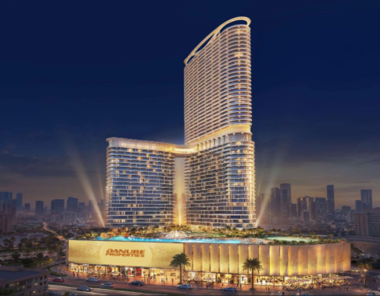 Stilvolles Ein-Zimmer-Apartment mit zusätzlichem Bad in modernem Design