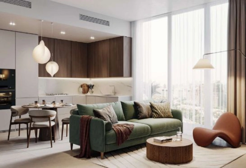 Charmante 1-Zimmer-Wohnung mit bodentiefen Fenstern & Regendusche in Bestlage!