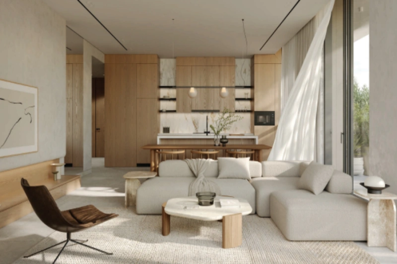 Stilvolle Zwei-Zimmer-Wohnung mit modernem Design