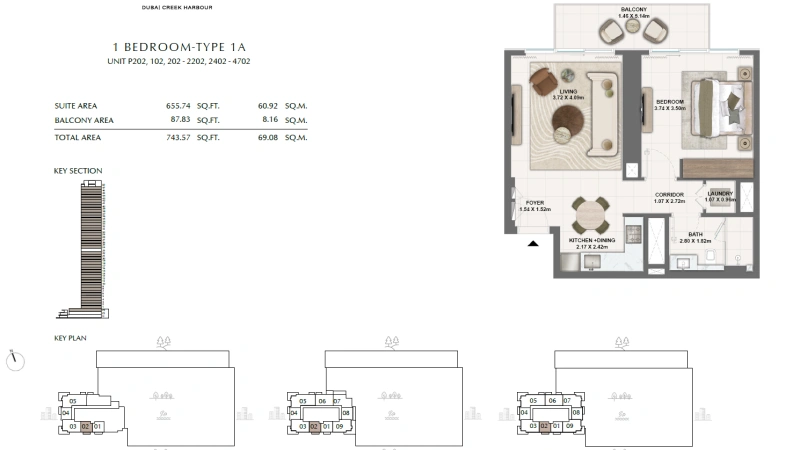 Charmante 1-Zimmer-Wohnung mit elegantem Design und tollen Annehmlichkeiten