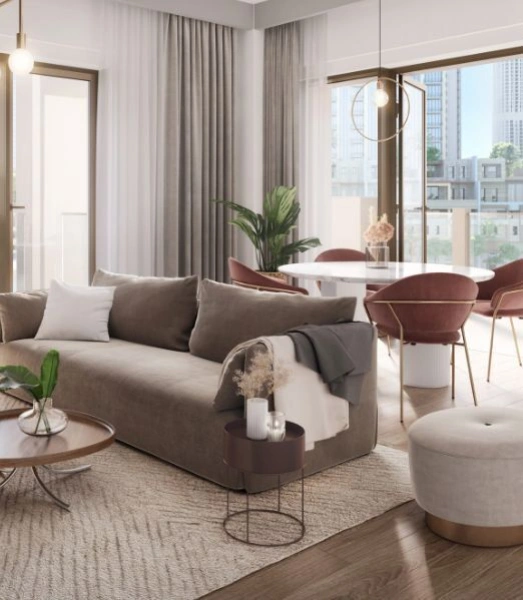 Luxuriöse 2-Zimmer Wohnung mit Terrasse am Creek Harbour