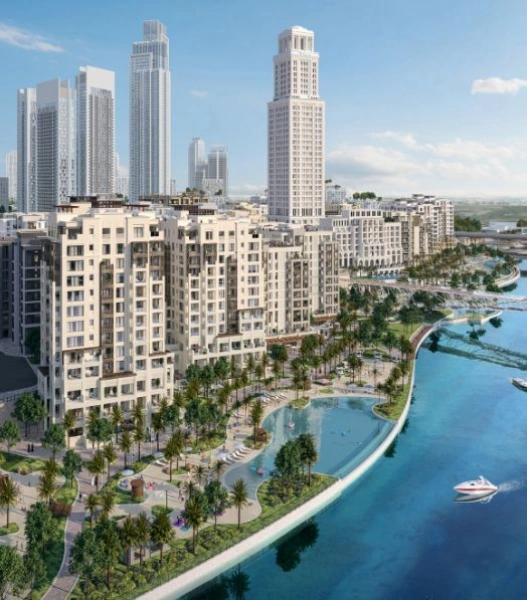 Luxuriöse 2-Zimmer Wohnung mit Terrasse am Creek Harbour