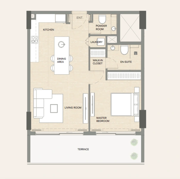 Traumhaftes 1-Zimmer-Apartment mit Resort-Feeling!