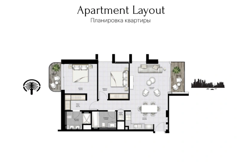 Traumhaftes 2-Zimmer-Strandapartment mit elegantem Design und tollen Annehmlichkeiten