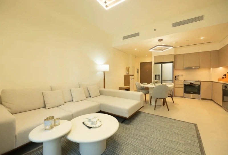 Moderne Wohnung mit Blick auf den Burj Khalifa, großzügig geschnitten und luxuriös ausgestattet!