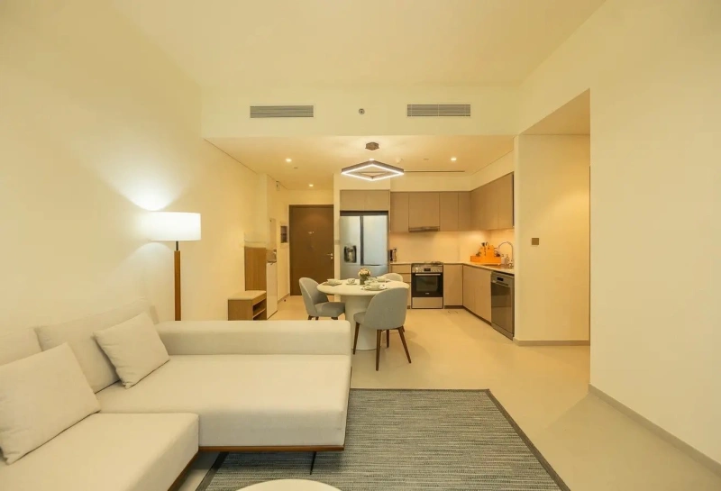 Moderne Wohnung mit Blick auf den Burj Khalifa, großzügig geschnitten und luxuriös ausgestattet!