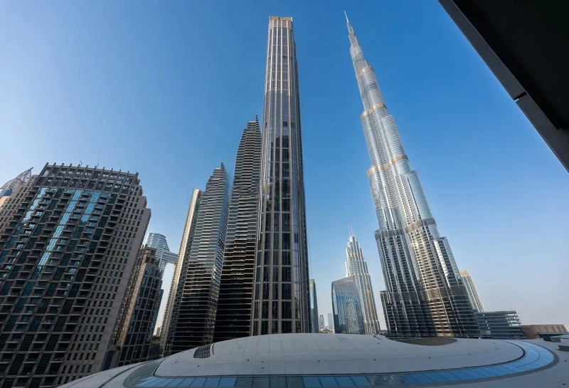 Moderne Wohnung mit Blick auf den Burj Khalifa, großzügig geschnitten und luxuriös ausgestattet!