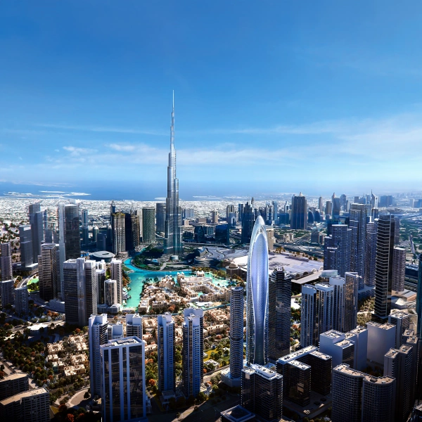 Exklusive Luxuswohnung mit Burj Khalifa-Blick im Mercedes-Benz Places by Binghatti