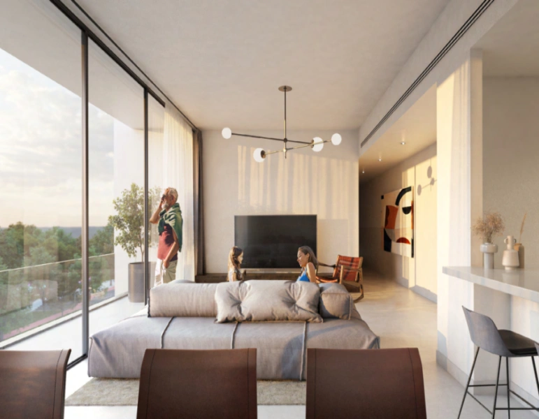 Atemberaubende Zwei-Zimmer-Wohnung mit modernem Design