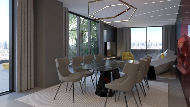 Elegantes Design und smartes Wohnen in luxuriösem 3-Zimmer-Apartment