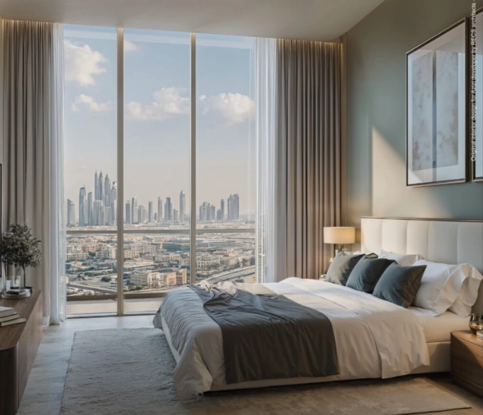 Geräumige 2-Zimmer-Wohnung mit riesigen Layout und atemberaubende Aussicht