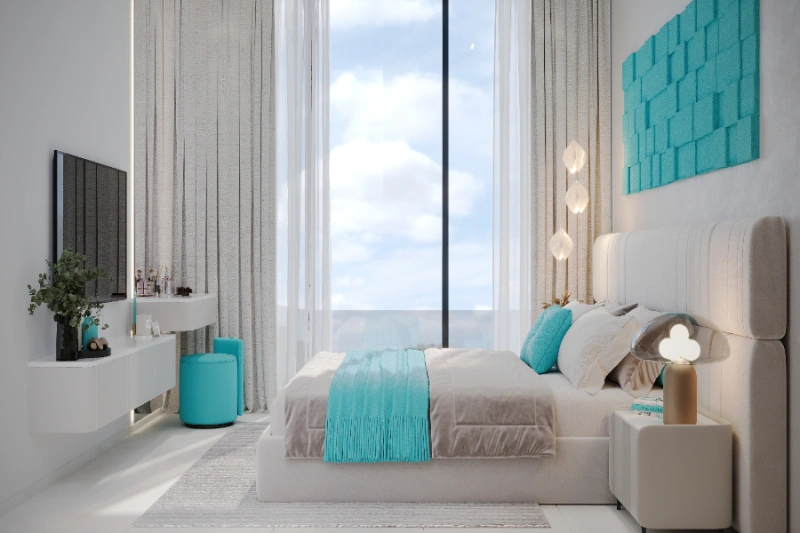 Stilvolles Ein-Zimmer-Apartment mit modernem Design