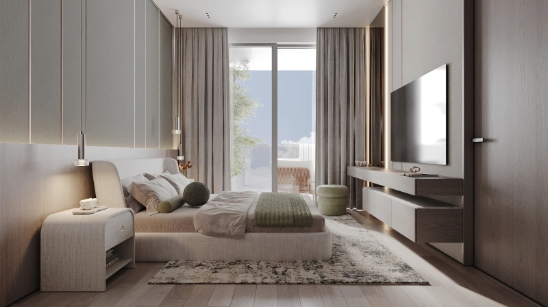 Modernes Apartment mit 1 Schlafzimmer: Ladestation für E-Autos und Dachkino!