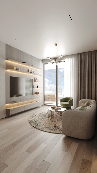 Modernes Apartment mit 1 Schlafzimmer: Ladestation für E-Autos und Dachkino!