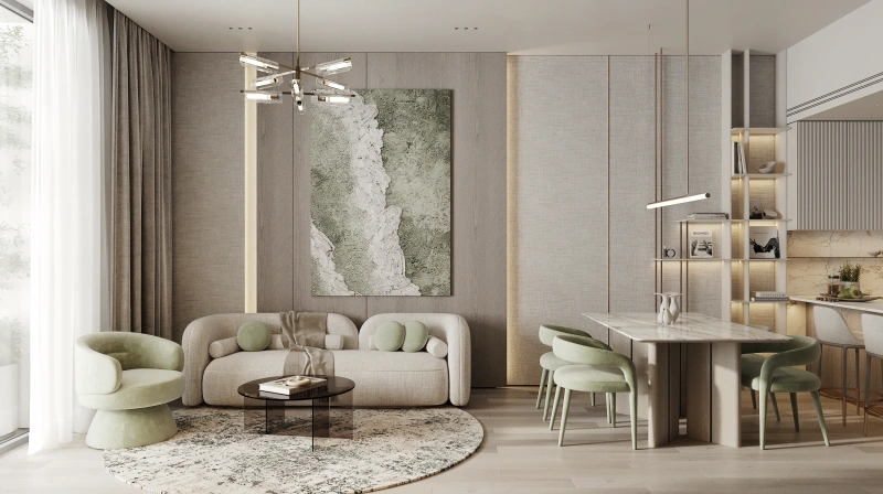 Modernes Apartment mit 1 Schlafzimmer: Ladestation für E-Autos und Dachkino!