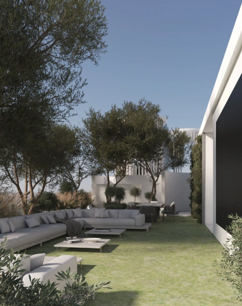 Moderne Studio Wohnung mit Blick auf skyline und Rooftop Infinity Pool!