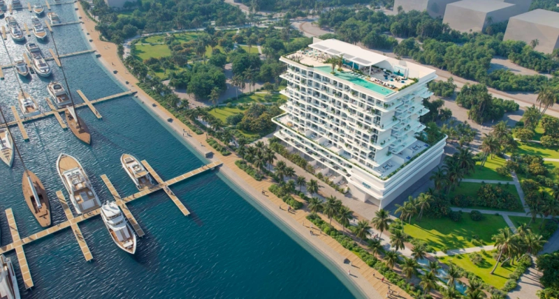 Exklusive Waterfront-Wohnung in 1. Reihe Dubai Islands mit großem Layout