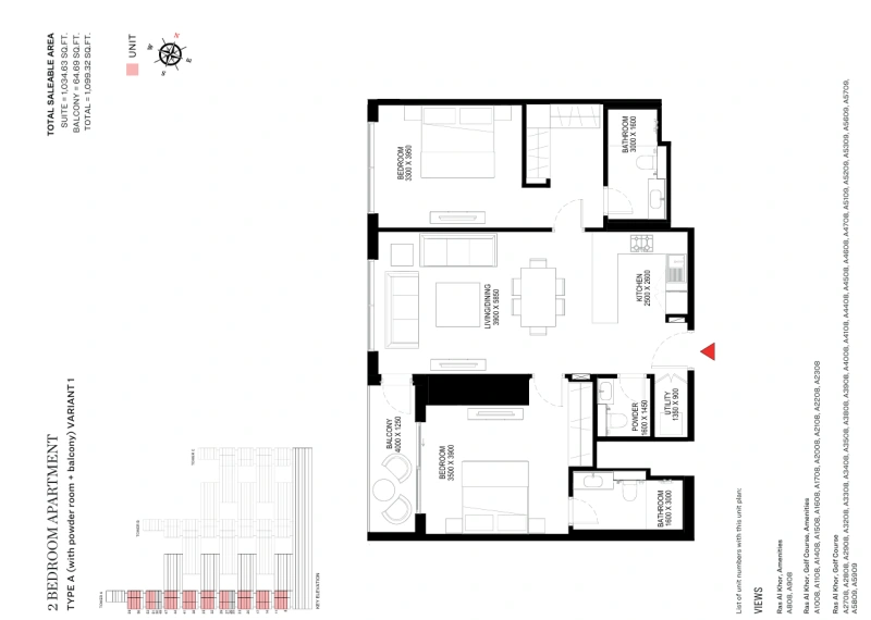 Luxuriöses 2-Zimmer-Apartment mit atemberaubender Aussicht
