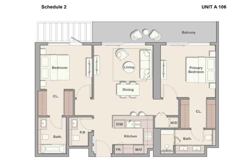 Traumhaftes Resort-Apartment mit 2 Schlafzimmern: Luxuriöses Wohnen im Ferien-Feeling!