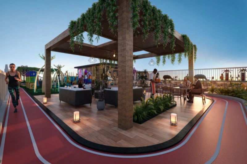 Stilvolles Drei-Schlafzimmer-Duplex mit modernem Design