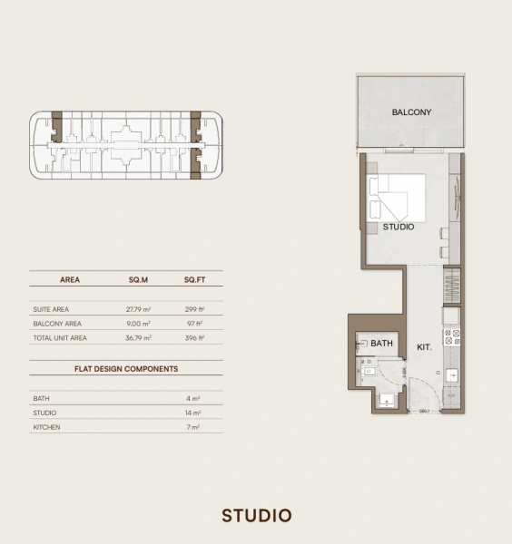 Luxuriöses Studio mit Blick auf den Kanal und den Burj Khalifa - dein Traumziel in Dubai!