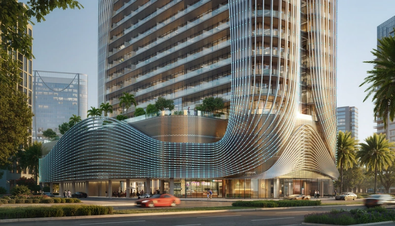 Luxuriöses Studio mit Blick auf den Kanal und den Burj Khalifa - dein Traumziel in Dubai!