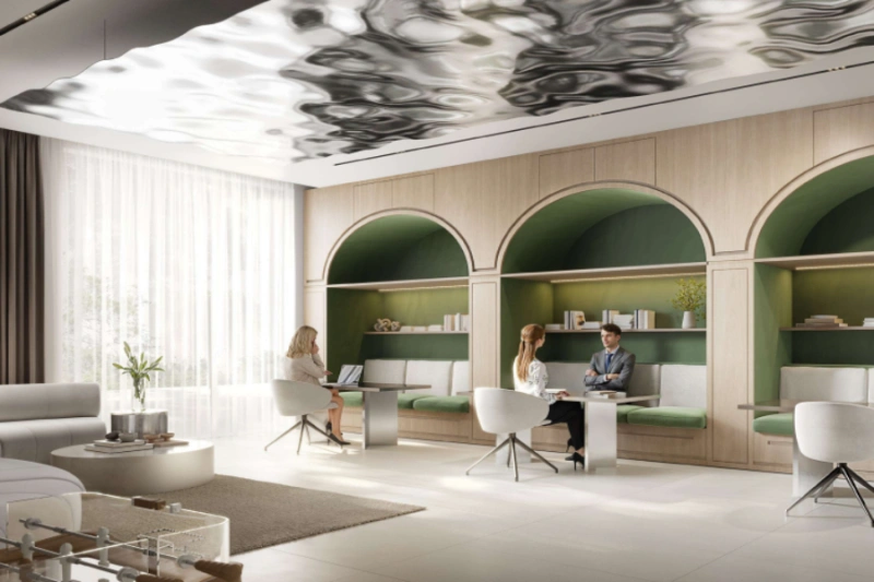 Modernes Studio-Apartment mit schlankem Design