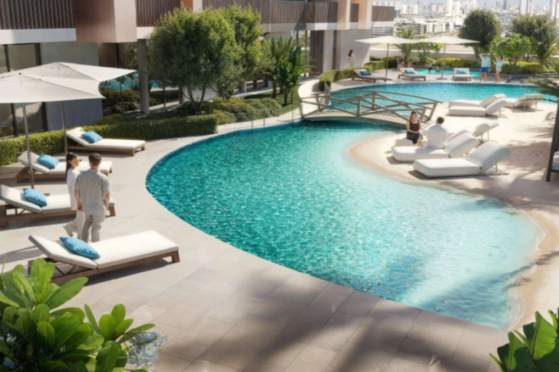 Modernes Studio-Apartment mit schlankem Design