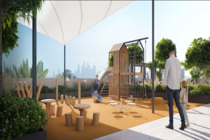 Modernes Studio-Apartment mit schlankem Design