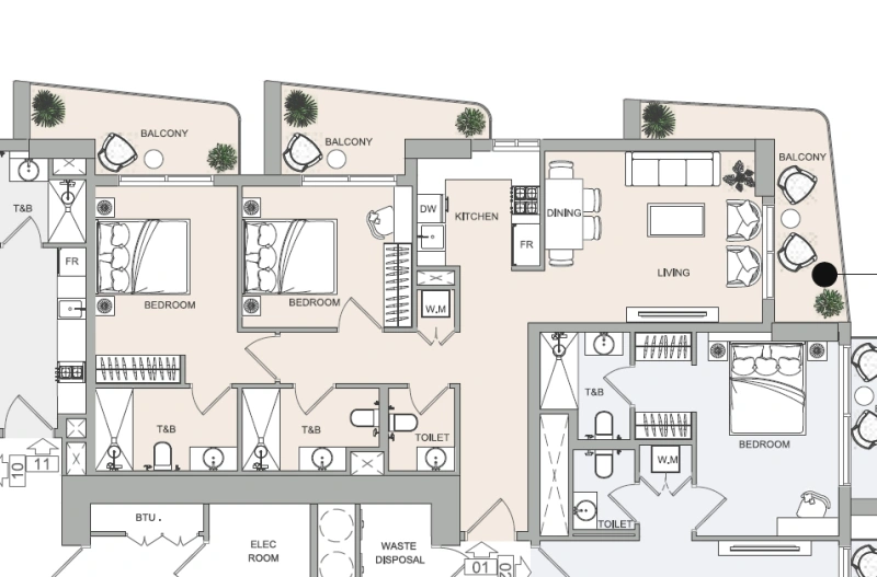Geräumige 2-Zimmer-Wohnung mit großzügigem Grundriss in Top-Lage!