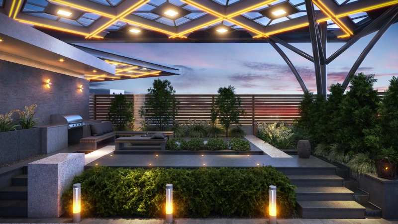 Luxus Studio mit Privatpool und Outdoor Cinema - Entspannung und Unterhaltung in Einem!