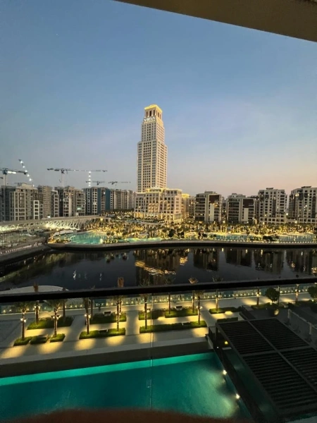 Luxuriöse 3-Zimmer-Wohnung mit Blick auf Vida Beach Resort in Palace Residence Creek Harbour