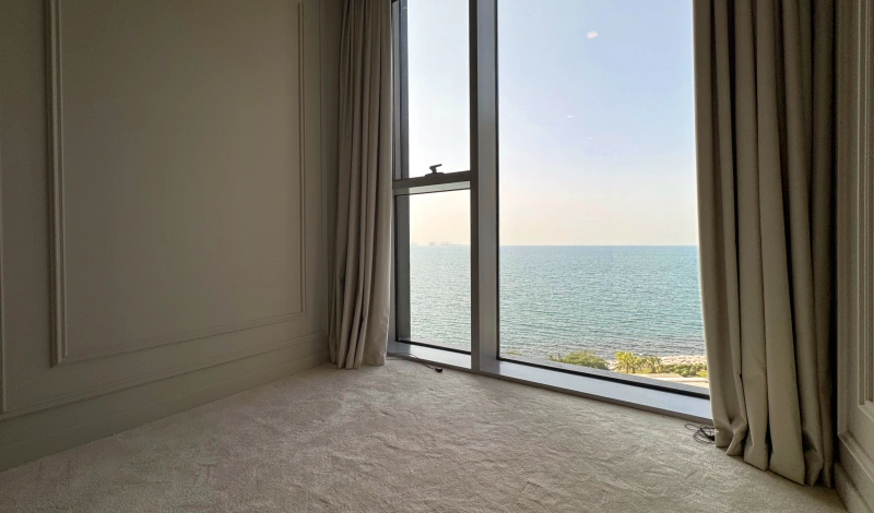 Luxuriöses Apartment mit 3 Schlafzimmern und großem Balkon mit Meerblick in Bluewaters Residences 4