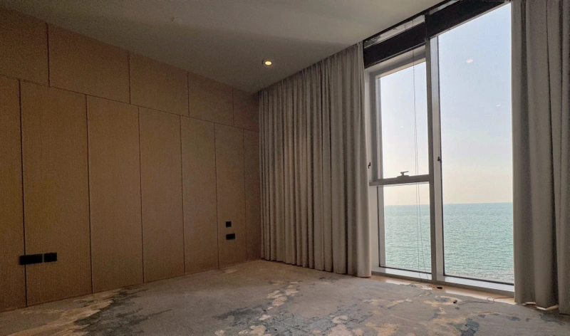 Luxuriöses Apartment mit 3 Schlafzimmern und großem Balkon mit Meerblick in Bluewaters Residences 4