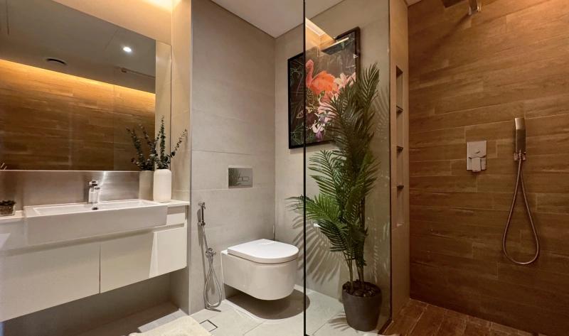 Luxuriöses Apartment mit 3 Schlafzimmern und großem Balkon mit Meerblick in Bluewaters Residences 4