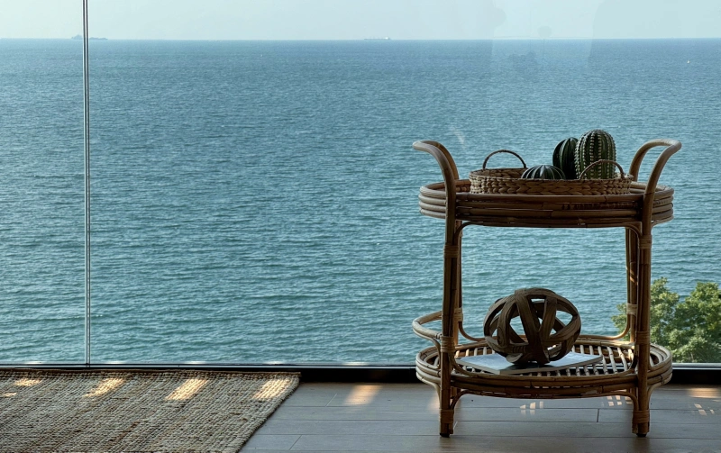 Luxuriöses Apartment mit 3 Schlafzimmern und großem Balkon mit Meerblick in Bluewaters Residences 4