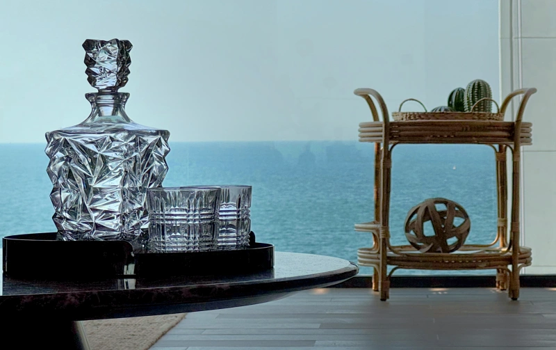 Luxuriöses Apartment mit 3 Schlafzimmern und großem Balkon mit Meerblick in Bluewaters Residences 4