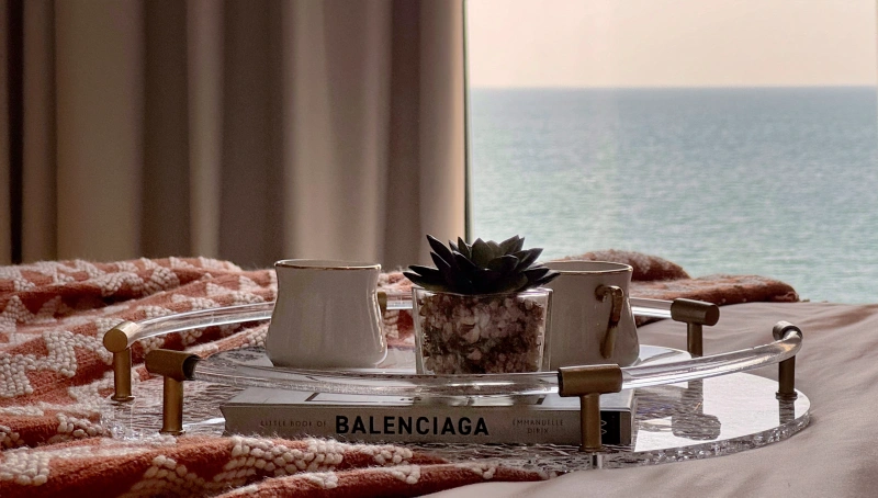 Luxuriöses Apartment mit 3 Schlafzimmern und großem Balkon mit Meerblick in Bluewaters Residences 4