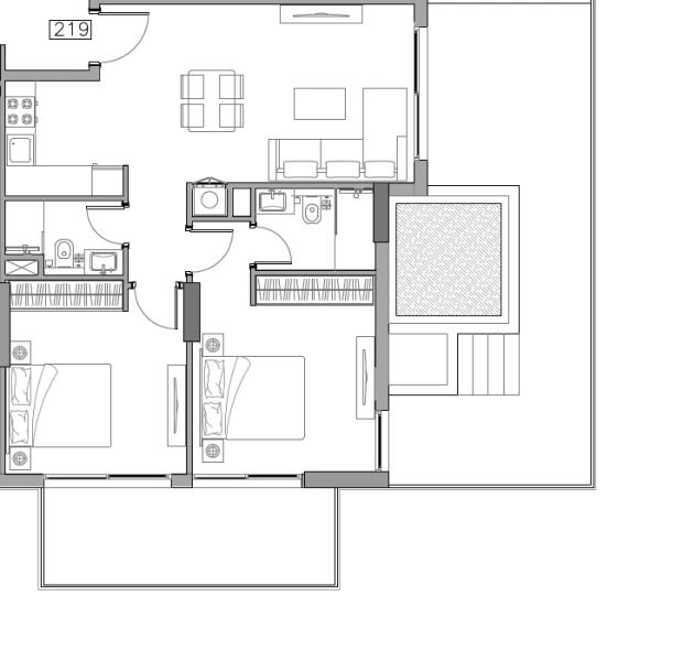 Luxuriöse 2-Zimmer-Wohnung mit eigenem Pool - Resort-Feeling inklusive!