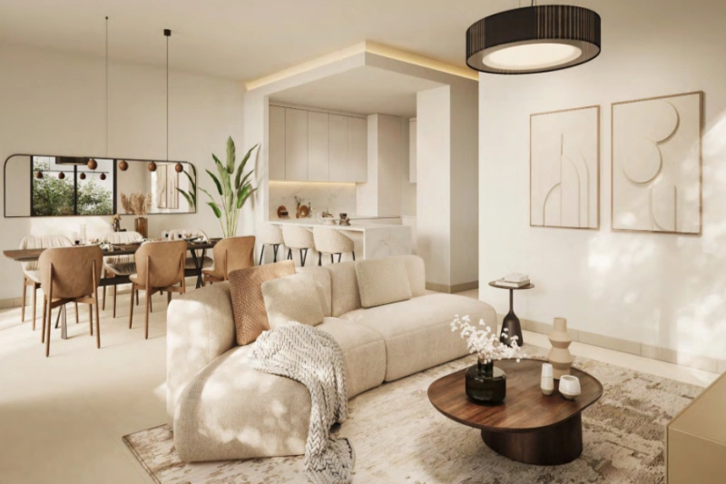 Atemberaubendes modernes 4-Schlafzimmer-Stadthaus mit schlichtem Design