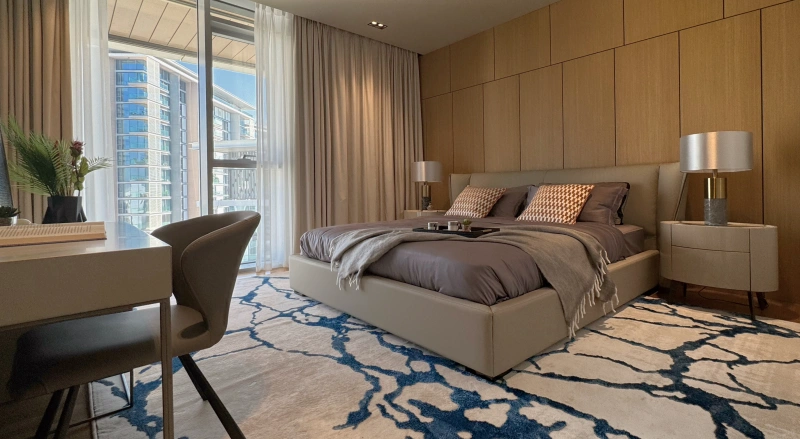Luxuriöse 2-Zimmer-Wohnung mit Meerblick in Bluewaters Residences 3, komplett modernisiert