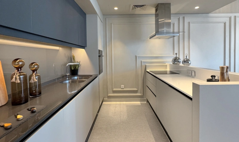 Luxuriöse 2-Zimmer-Wohnung mit Meerblick in Bluewaters Residences 3, komplett modernisiert